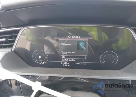 2020 Audi E-Tron Sportback Prestige Quattro из США, поврежденный, VIN WA13ABGE5LB033554